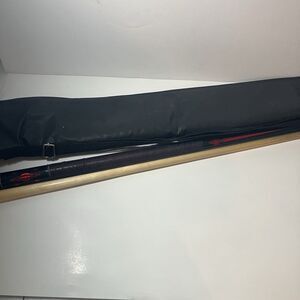 Viper Pro Series 58" Pool Cue Red, Black & White W Generic Case See Photos